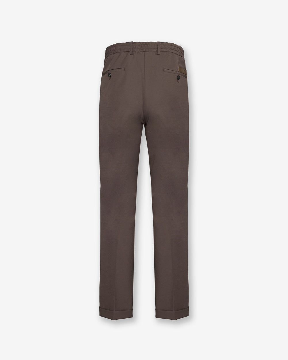 Brown Technical Wool Pants