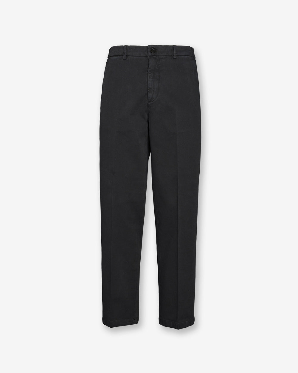 Dark Blue Cotton Chino Pants
