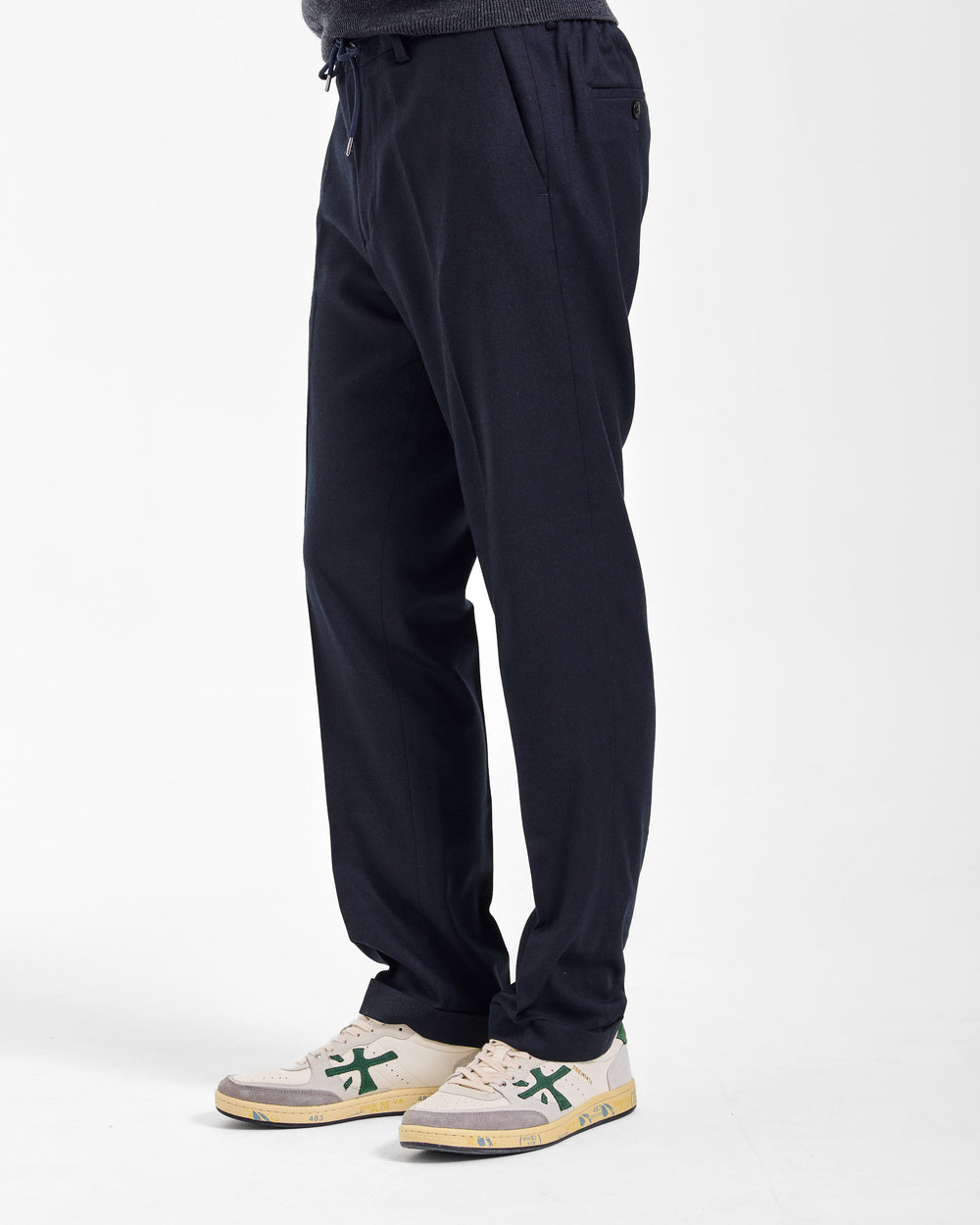 Blue Tailored Pants