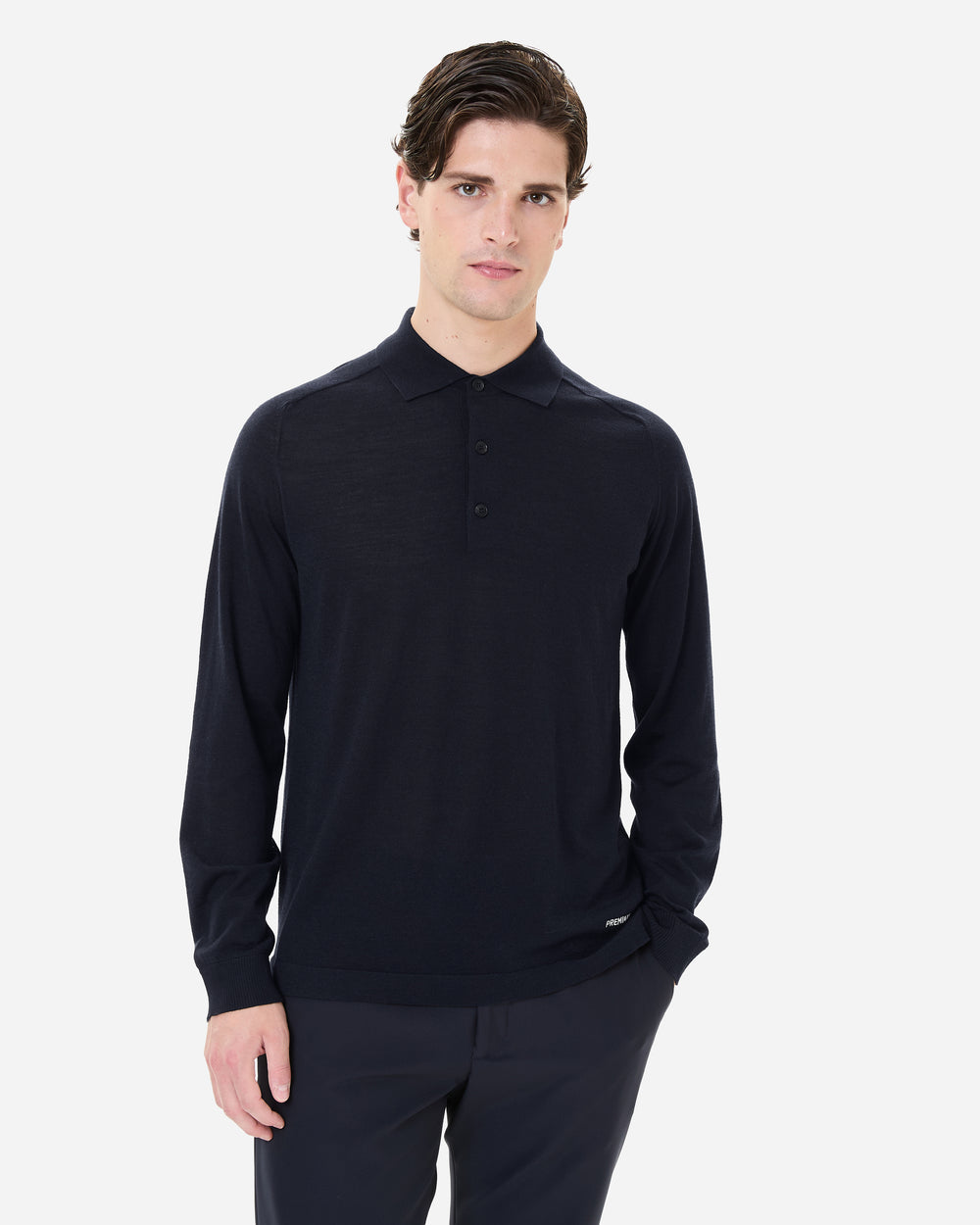 Polo Knit Dark Blue
