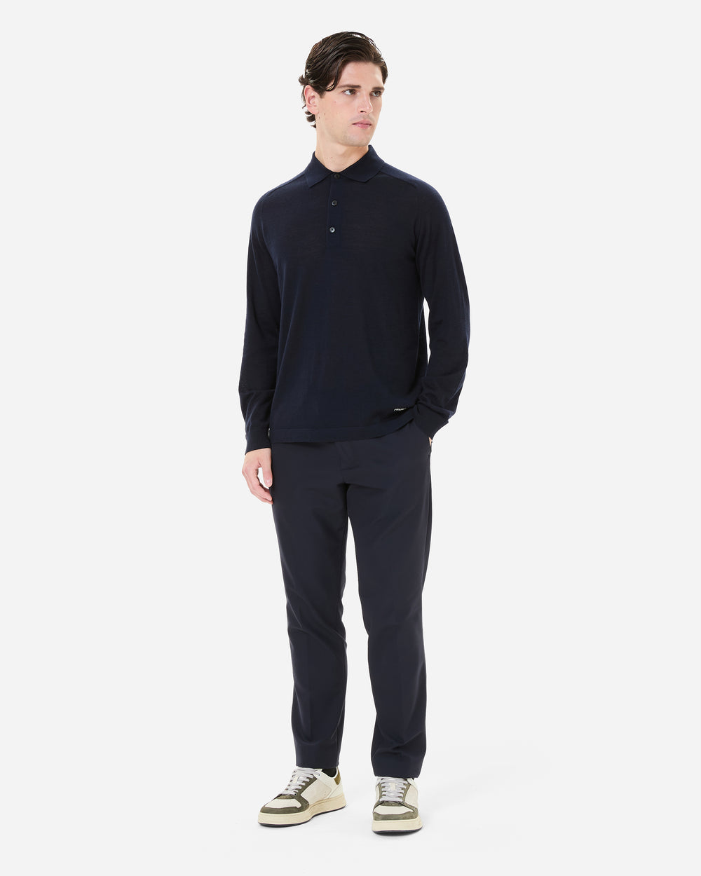 Polo Knit Dark Blue