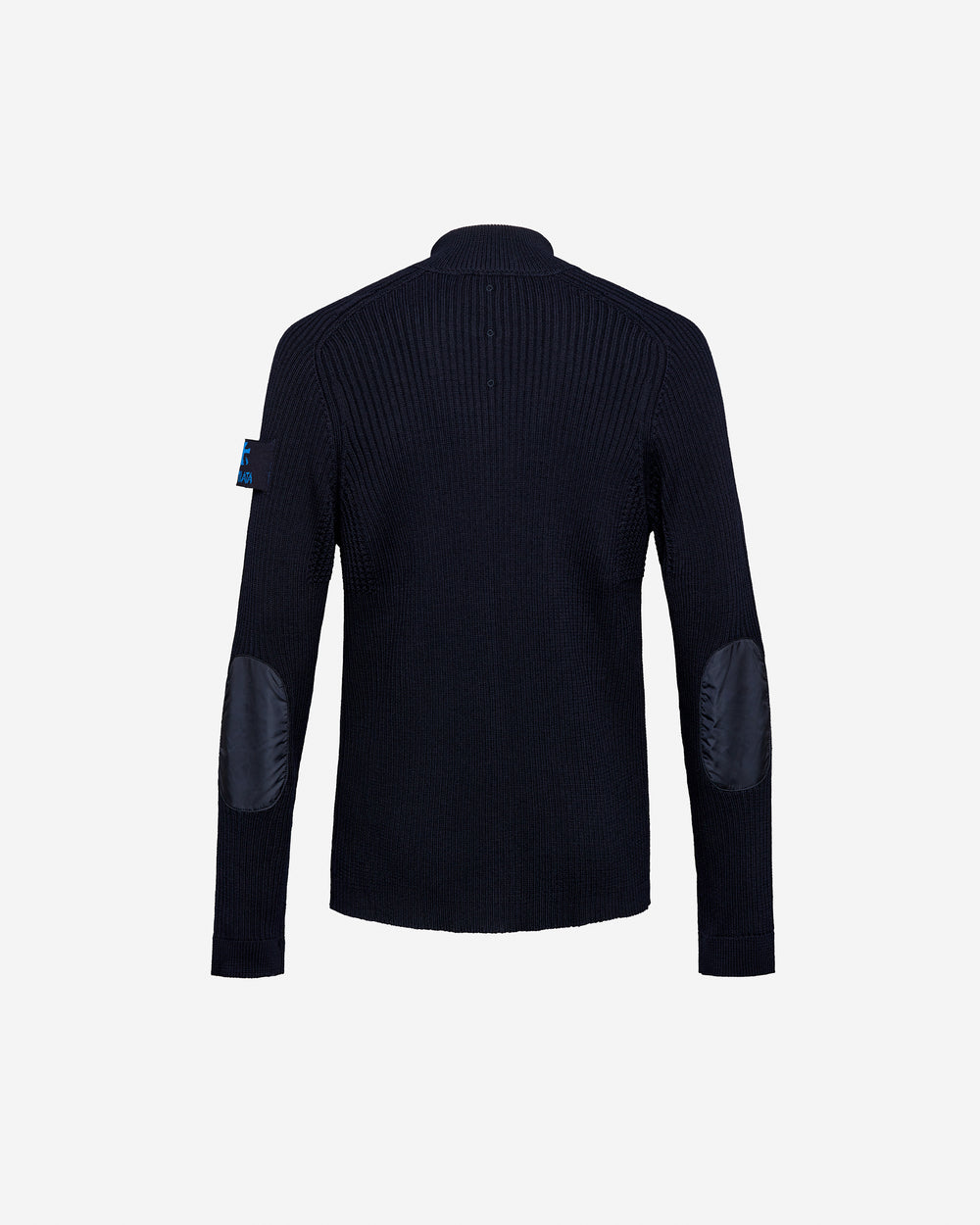 Wool cardigan with zipper