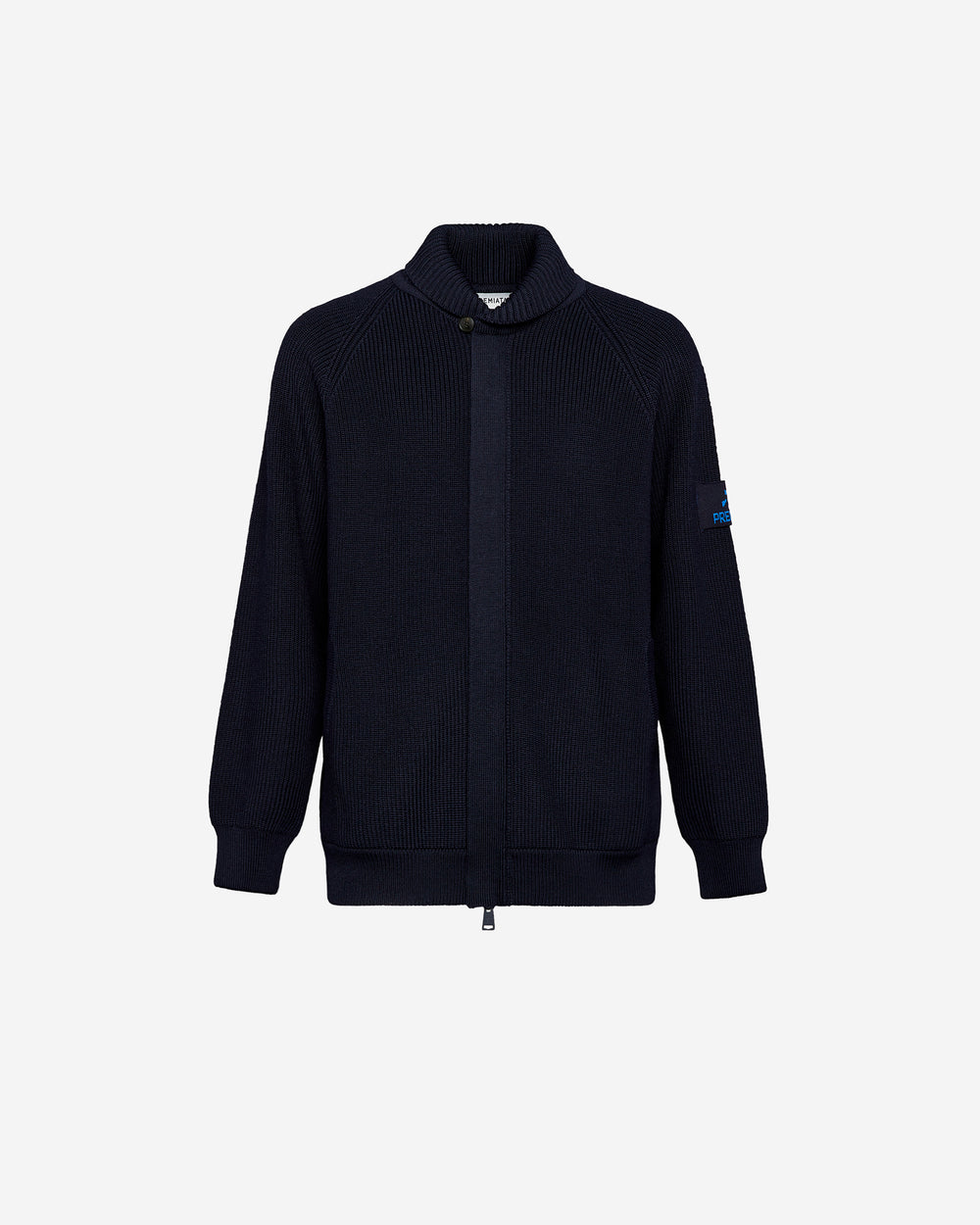 Wool and Teflon Jacket with Zip