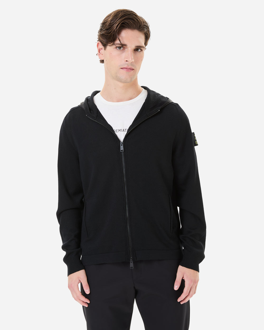 Black Full-Zip Hoodie
