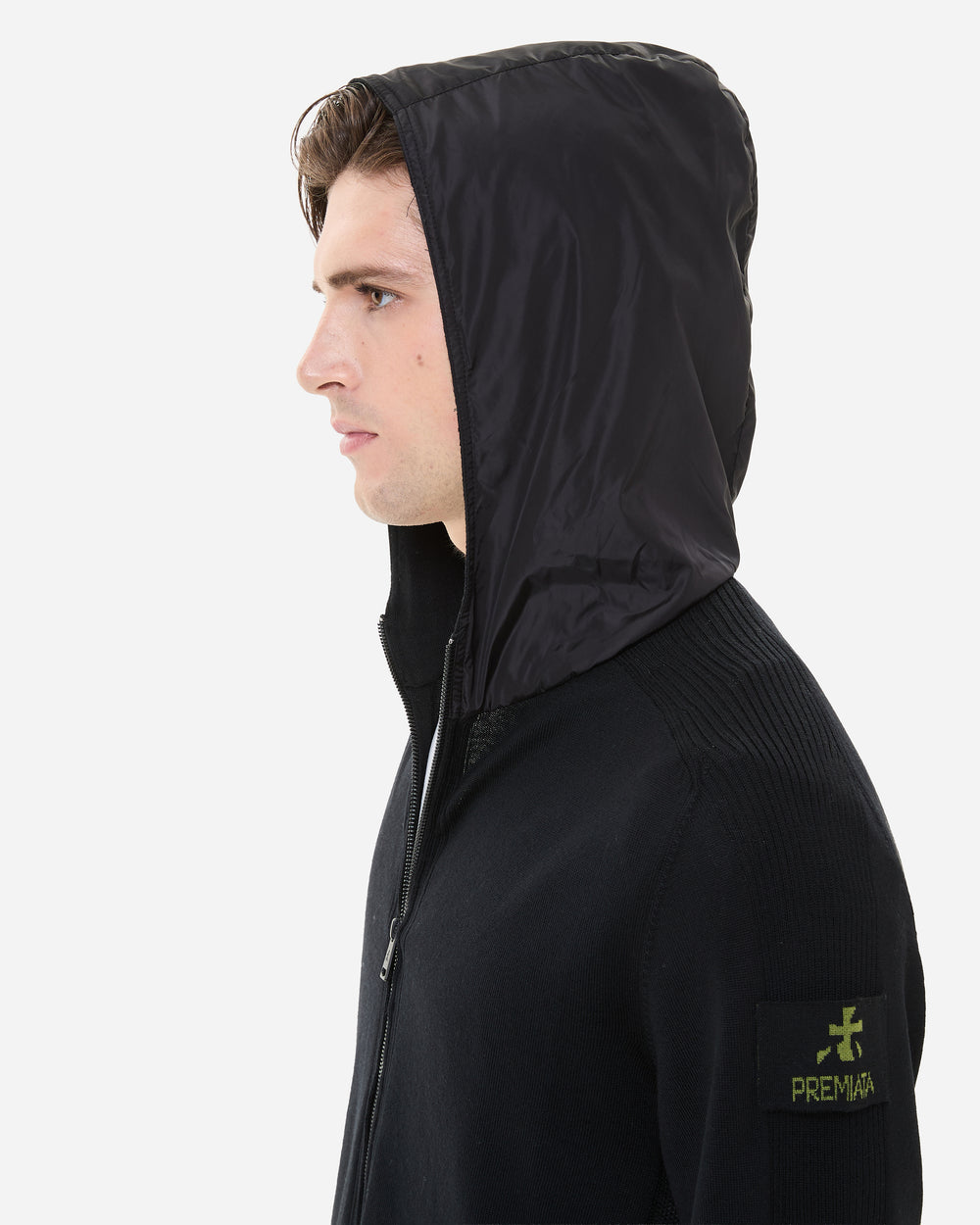 Black Full-Zip Hoodie