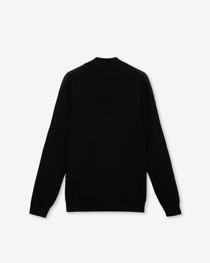 Maglia Full Zip Black
