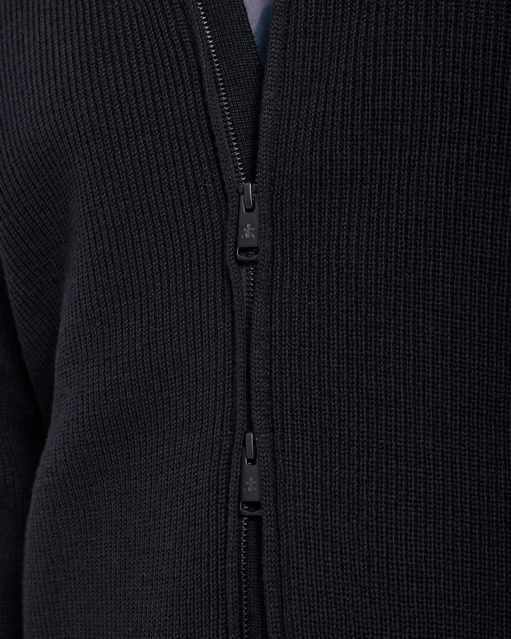 Maglia Full Zip Black