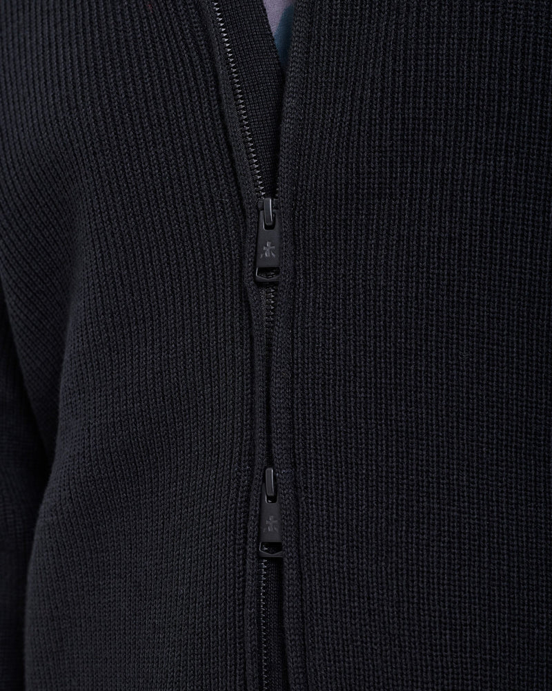Maglia Full Zip Black