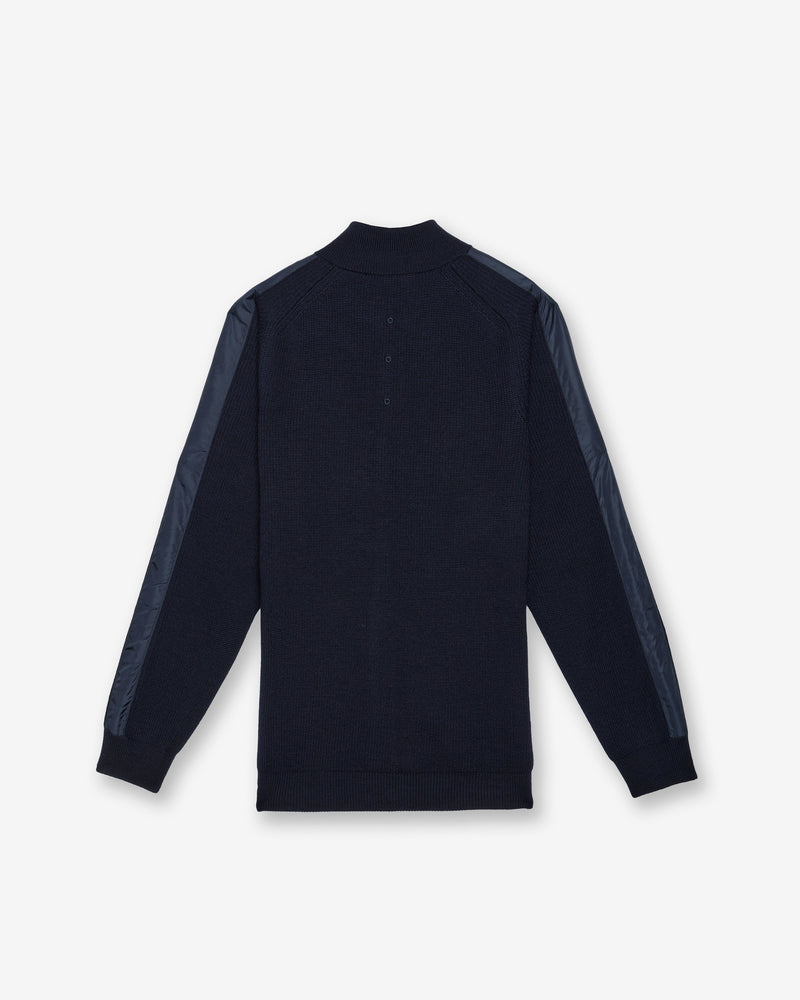 Maglia Full Zip Blue