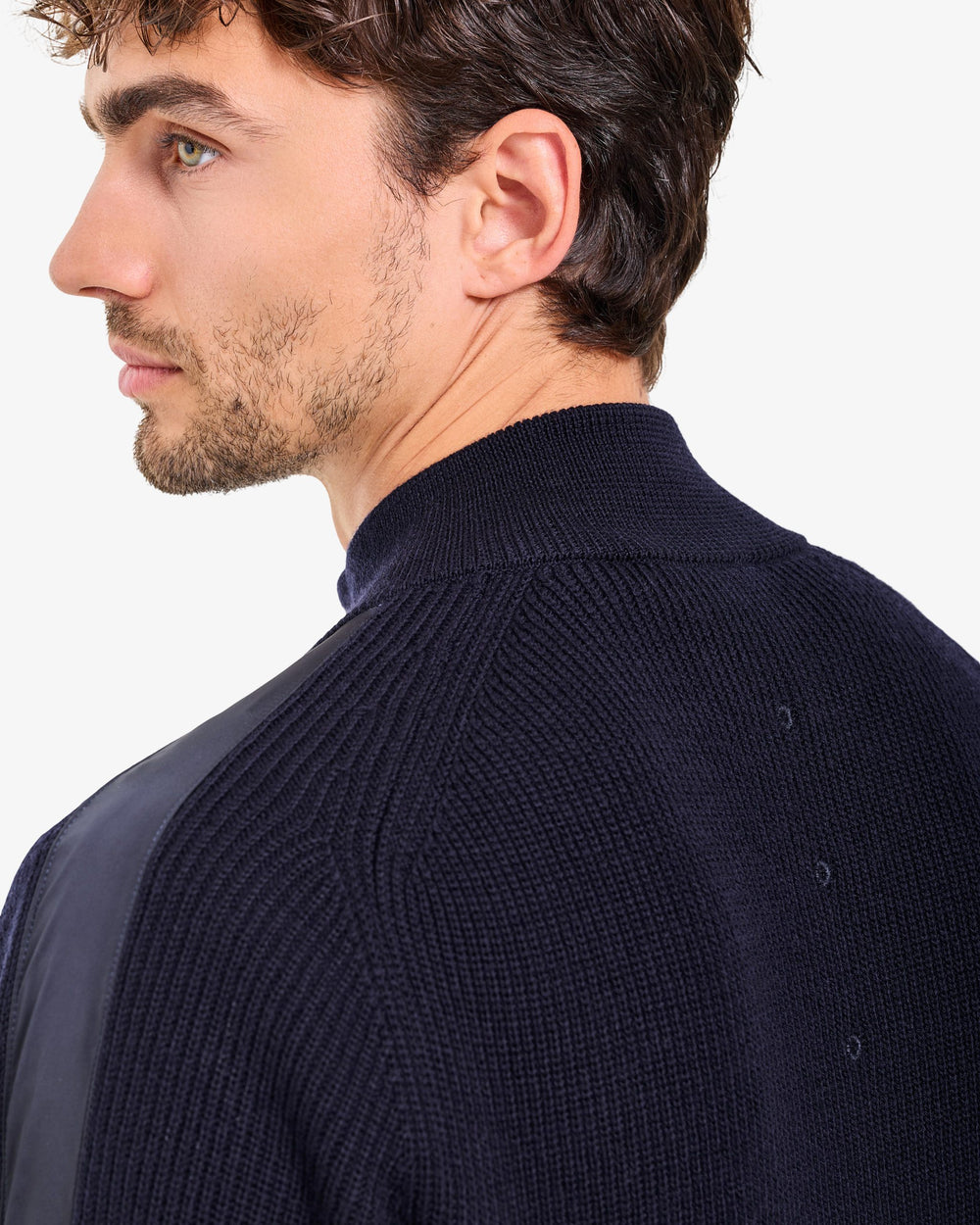 Maglia Full Zip Blue