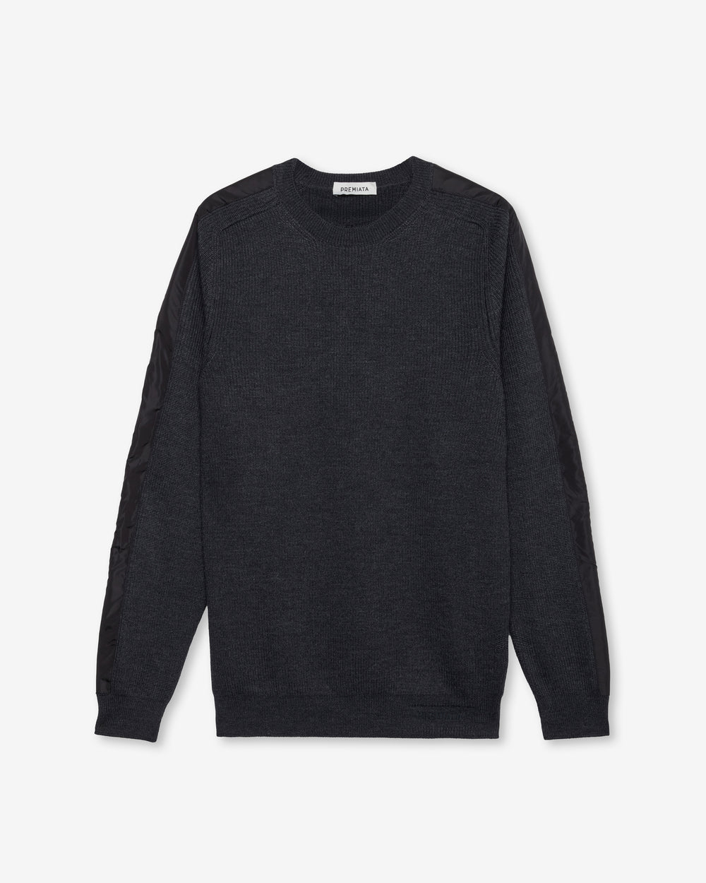Maglia Girocollo Wool Anthracite