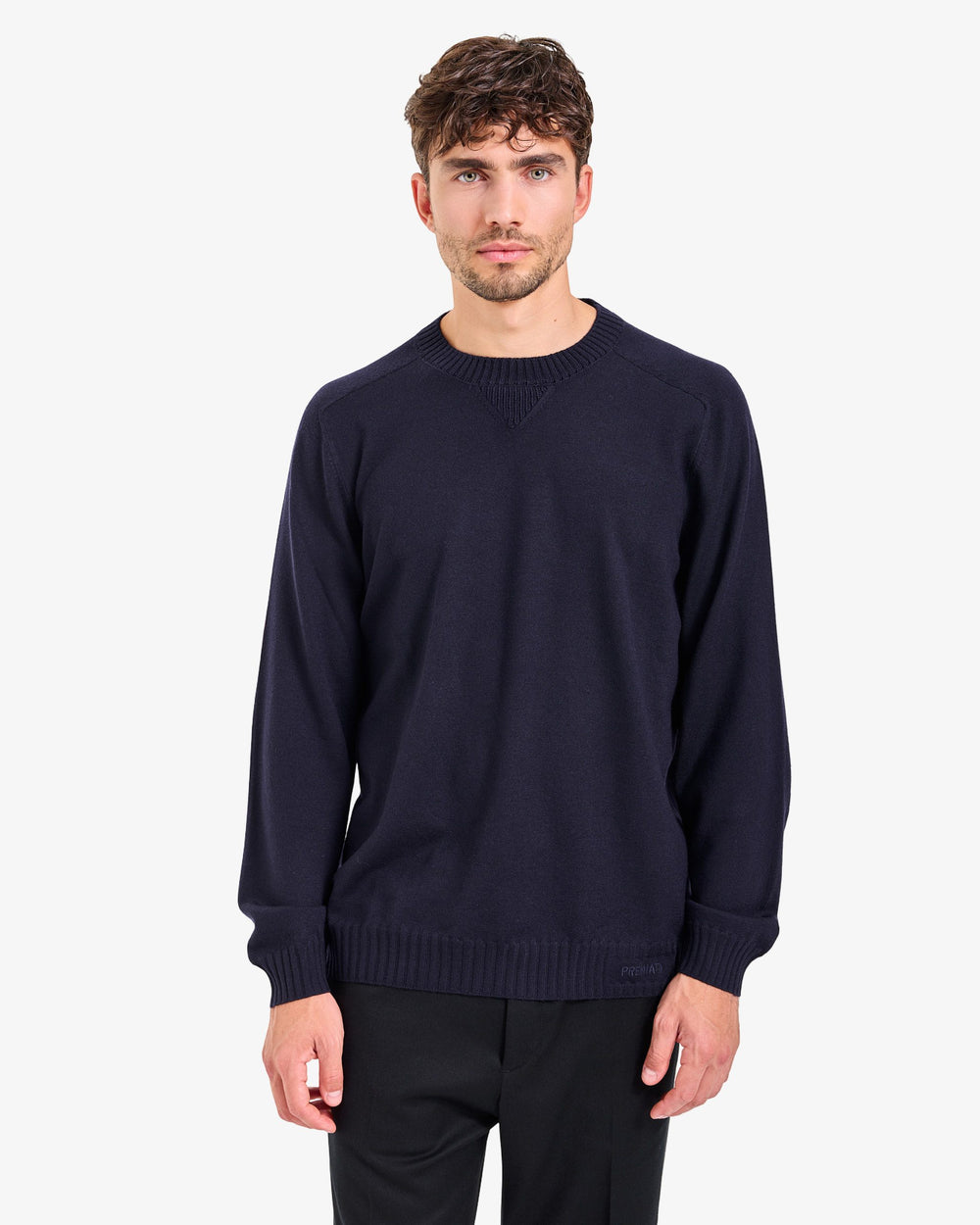 Maglia in lana girocollo