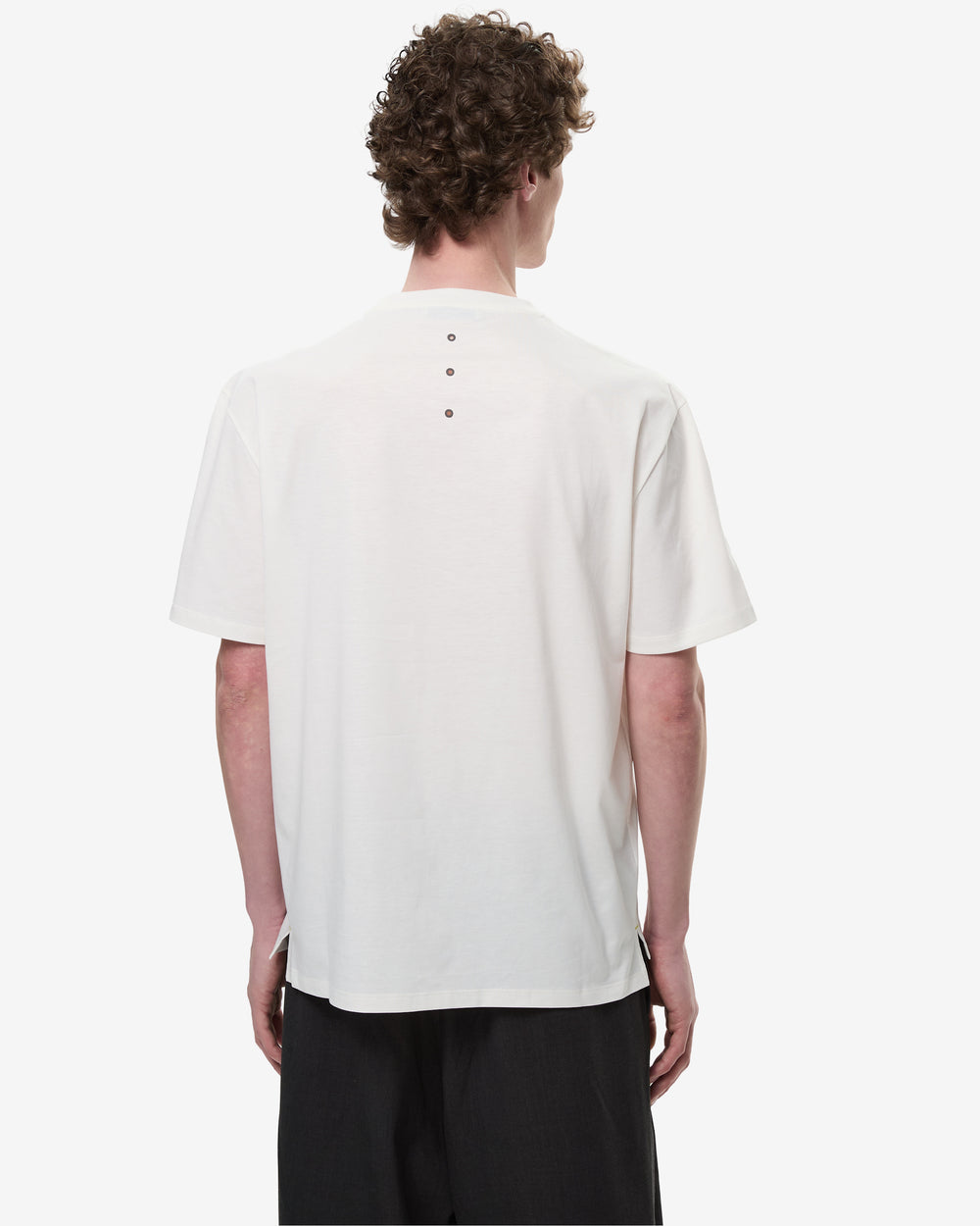 Cotton T-shirt with bonded details