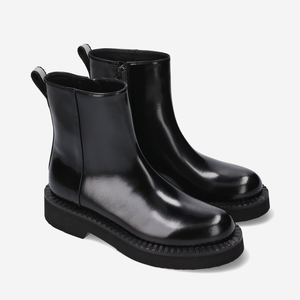 Calfskin Ankle Boots